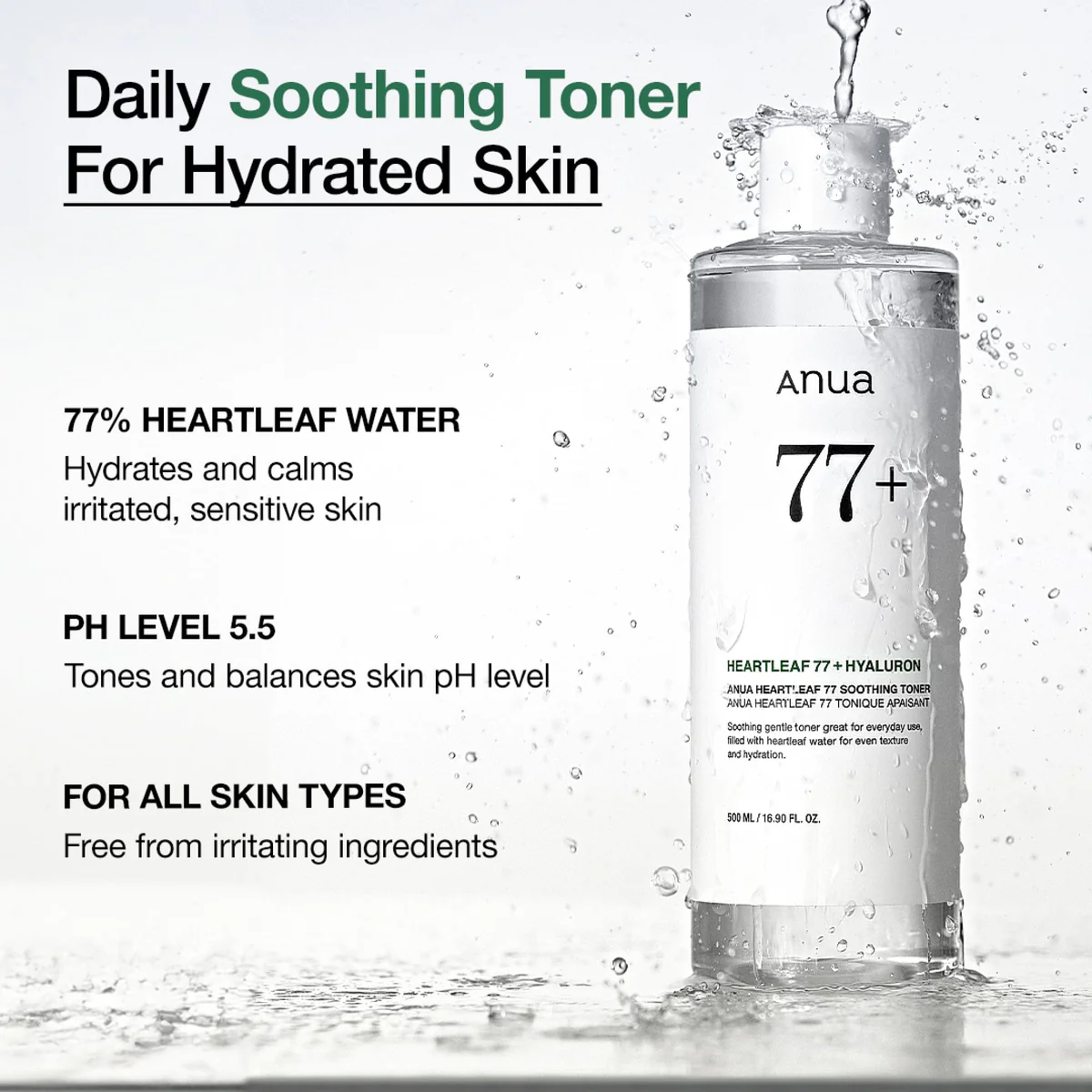 Heartleaf 77% Soothing Toner - Image 4
